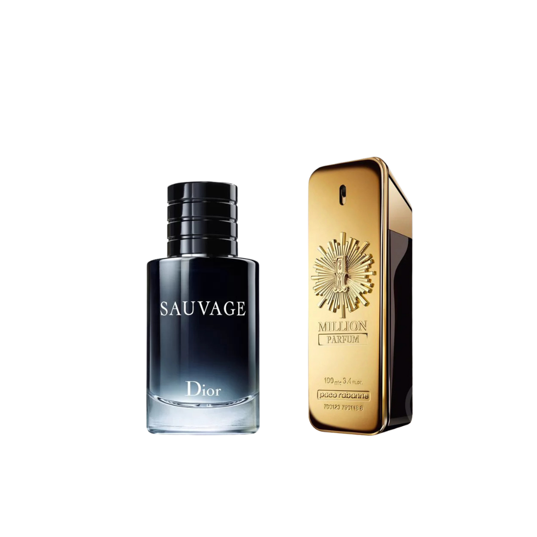 Combo de Lujo para Hombres: Perfume Sauvage y Perfume 1Million - Fragancias Exclusivas para el Hombre Moderno